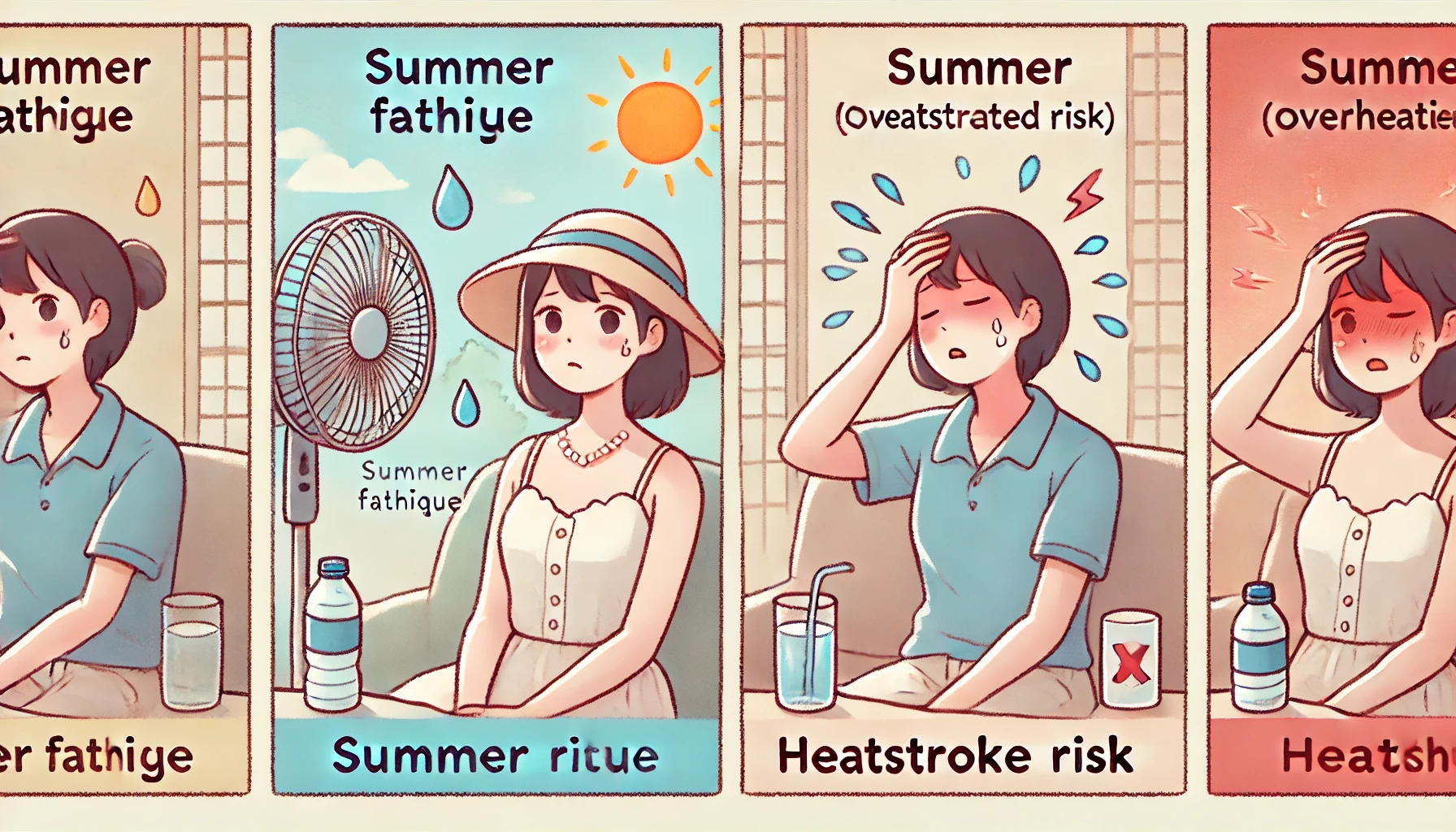 熱中症と夏バテの違いを見極めるポイント